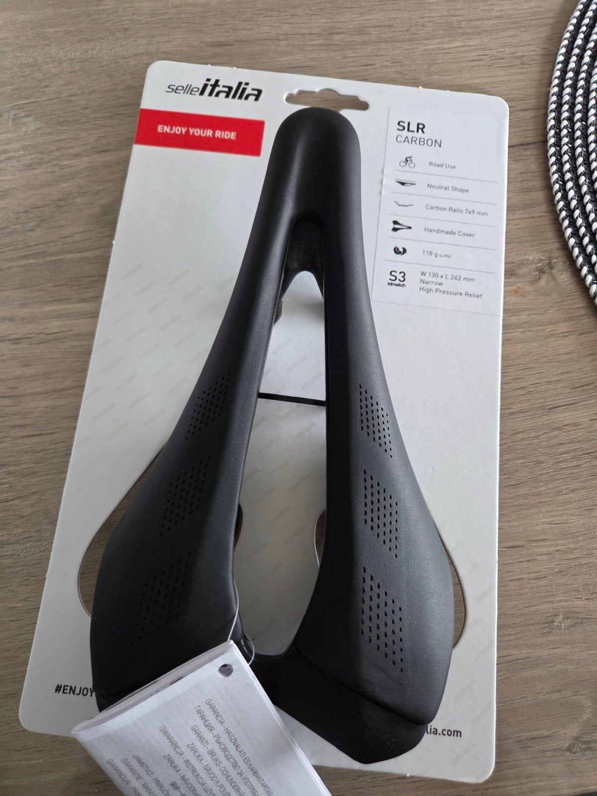 Selle Italia SLR superflow carbon 130mm, Ophalen of Verzenden, Carbon