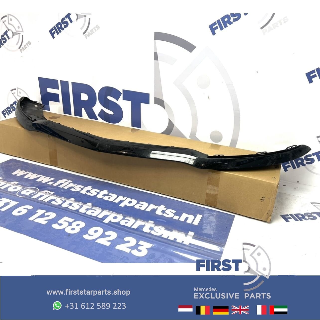 W117 CLA CLA45 AMG SPOILER LIP Voorbumper ORIGINELE bumper S, Utilisé, -, -, Enlèvement ou Envoi