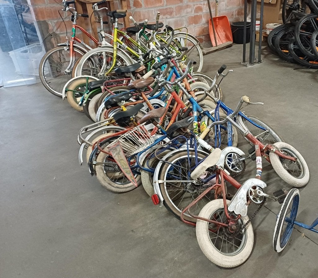 retrokinderfietsjes, Fietsen en Brommers, Ophalen, Gebruikt