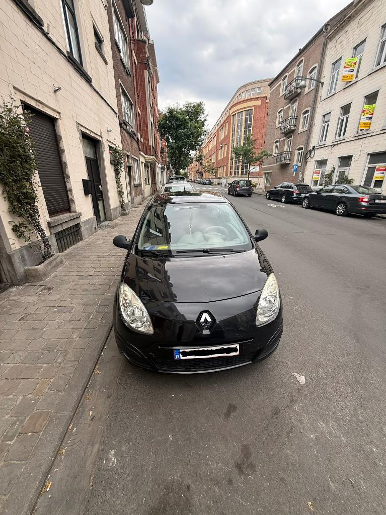 Rénault twingo 2009, Auto's, Renault, Particulier, Twingo, Benzine, Euro 4, 3 deurs, Handgeschakeld, Zwart, Grijs, Stof