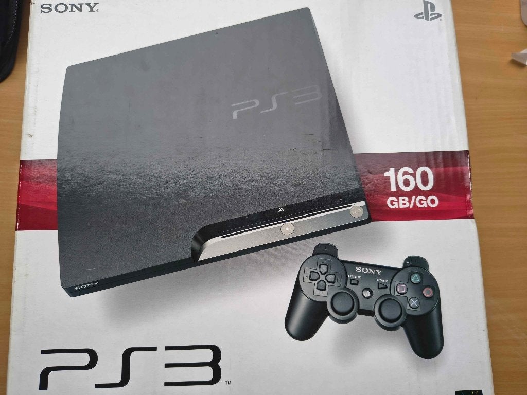 PS3 console met 1 controller en games, Games en Spelcomputers, Ophalen of Verzenden, 160 GB, Met 1 controller, Slim