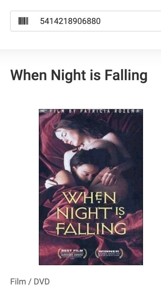 dvd indépendant When Night is falling / Patricia Rozema 1995, CD & DVD, Enlèvement ou Envoi, Comprend un DVD, Utilisé, Anglais