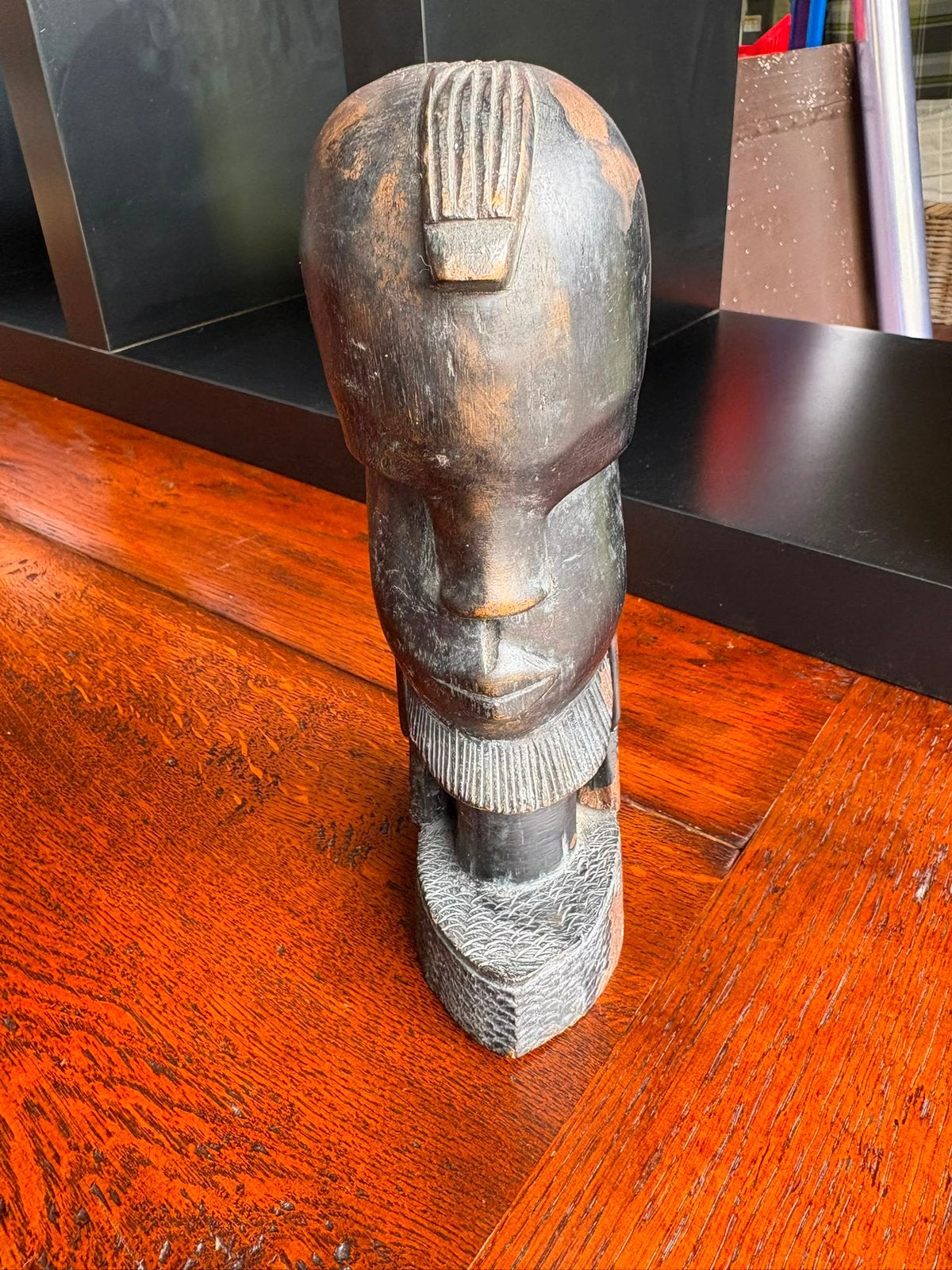 Afrikaans houten beeldje, Antiek en Kunst, Kunst | Niet-Westerse kunst, Ophalen