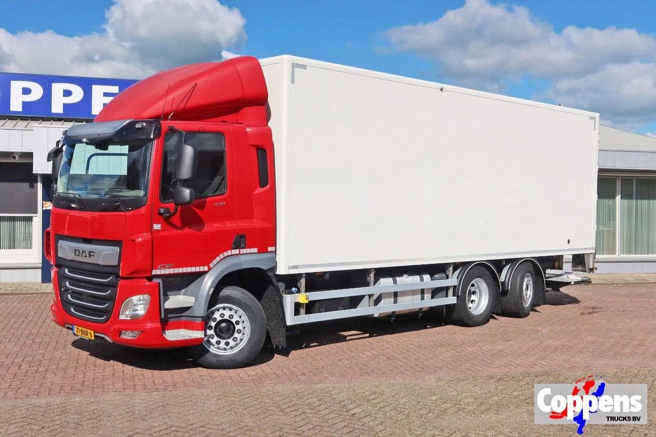 DAF CF 340 FAN 6X2 Bakwagen + Klep 2500 KG, Auto's, Vrachtwagens, Automaat, Wit, Bedrijf, Diesel