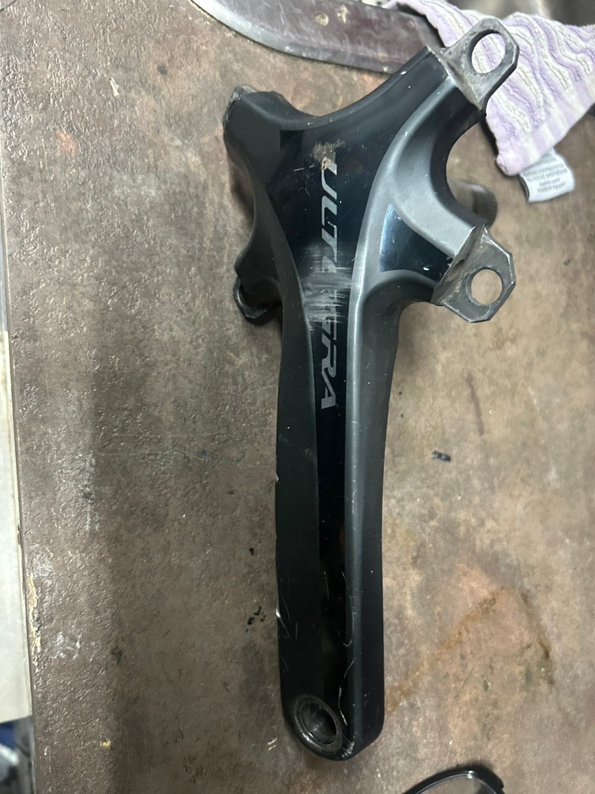 Shimano crank rechts, Ophalen, Zo goed als nieuw