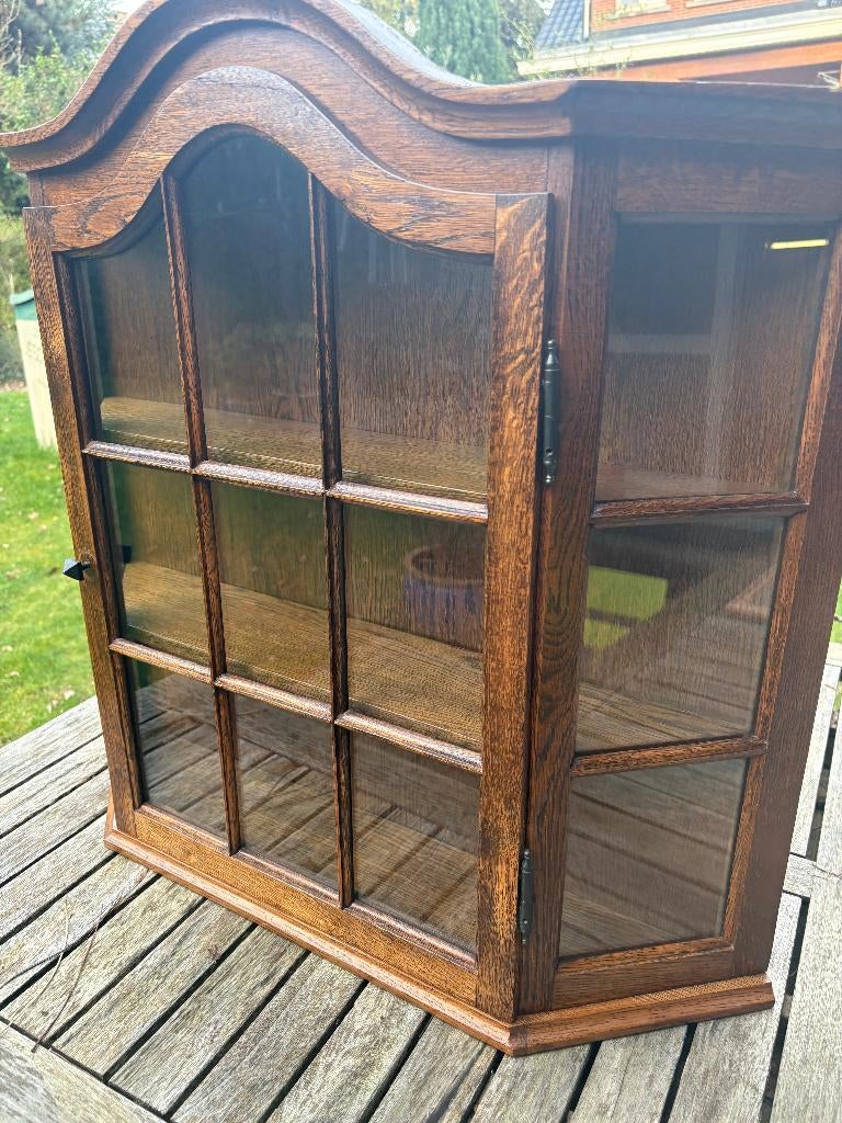 Belle Vitrine ancienne, Maison & Meubles, Armoires | Vitrines, Moins de 25 cm, Moins de 100 cm, Enlèvement, Utilisé