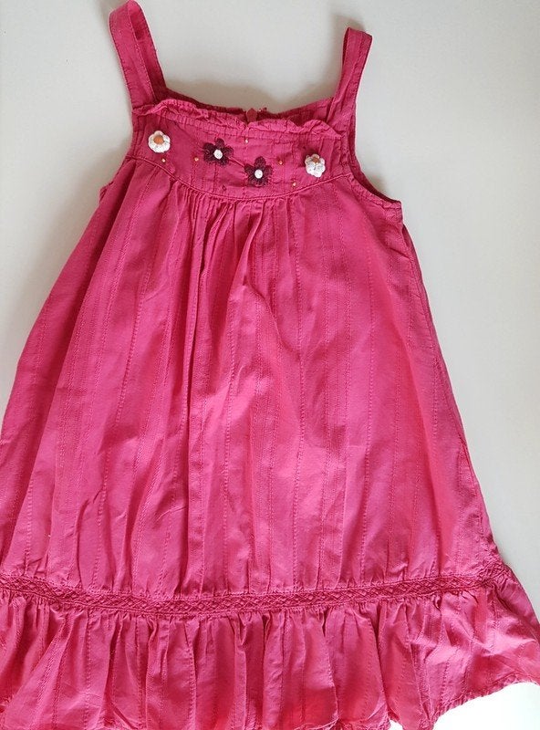 ORCHESTRA - Jolie robe framboise - T.2 ans/92 cm, Robe ou Jupe, Enlèvement ou Envoi, Utilisé, Fille