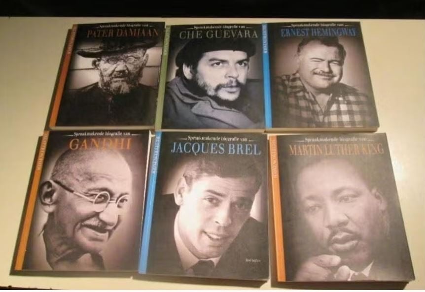 6 prachtige Biografie boeken, Boeken, Ophalen of Verzenden, Zo goed als nieuw