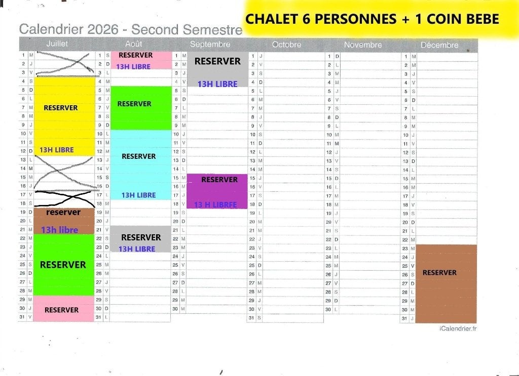 location chalet pour 6 personnes + 1 coin bebe, Propriétaire, Bois/Forêt, Ardennes ou Luxembourg, Lit enfant