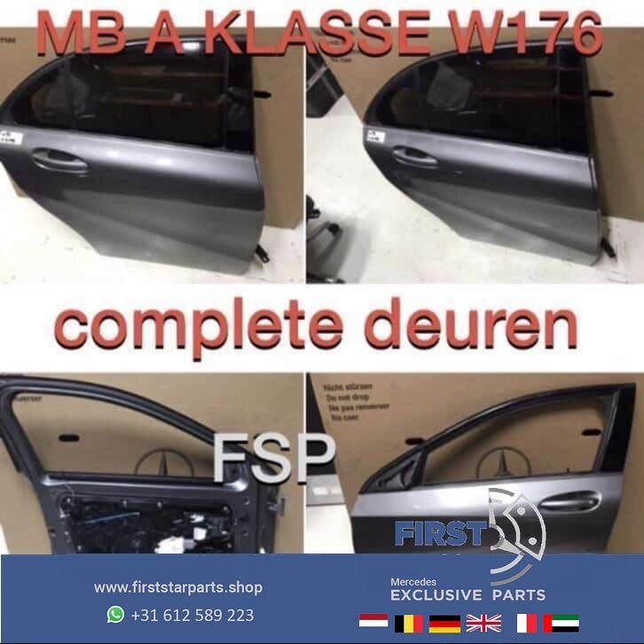 W176 deur compleet links rechts voor achter MB A Klasse 2018, Auto-onderdelen, Gebruikt, -, Deur, Ophalen of Verzenden