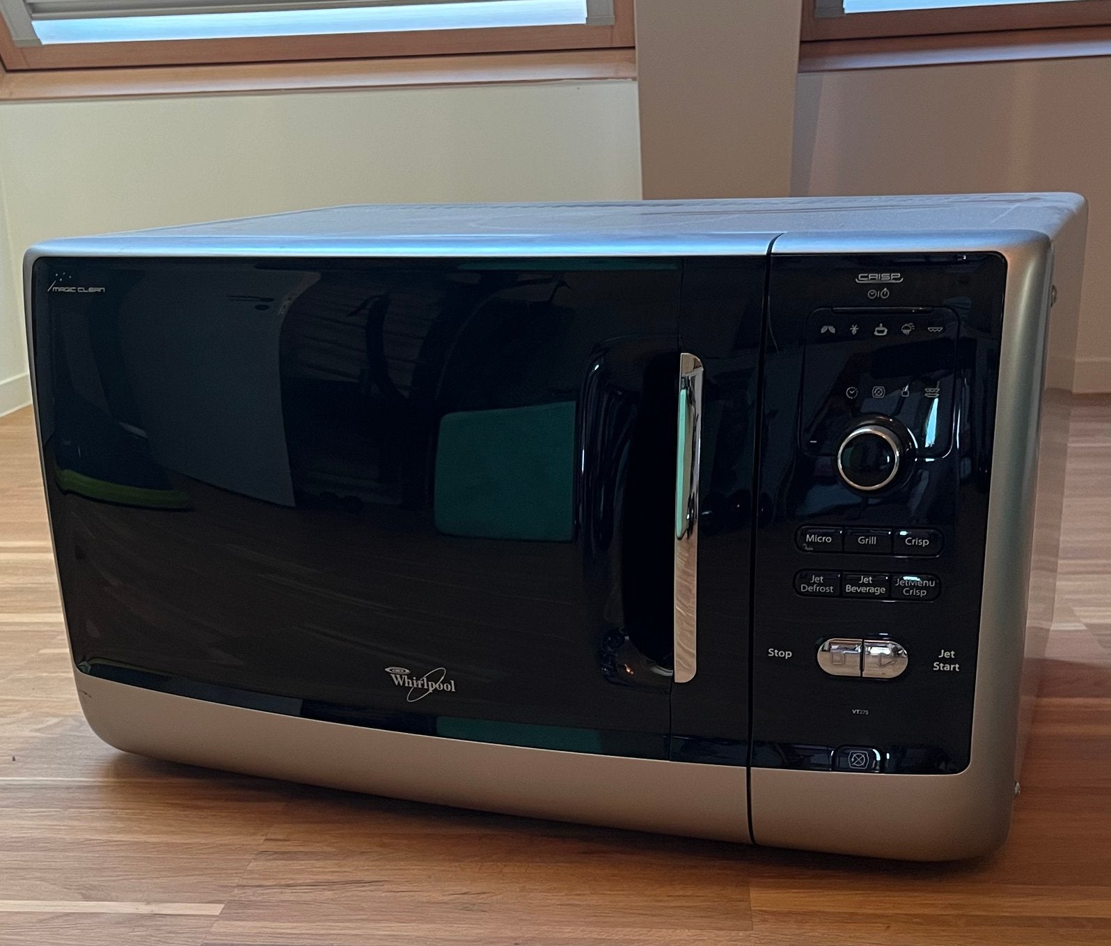 Microgolfoven Whirlpool VT275/SL 800W, Gril, Enlèvement, Utilisé, 45 à 60 cm
