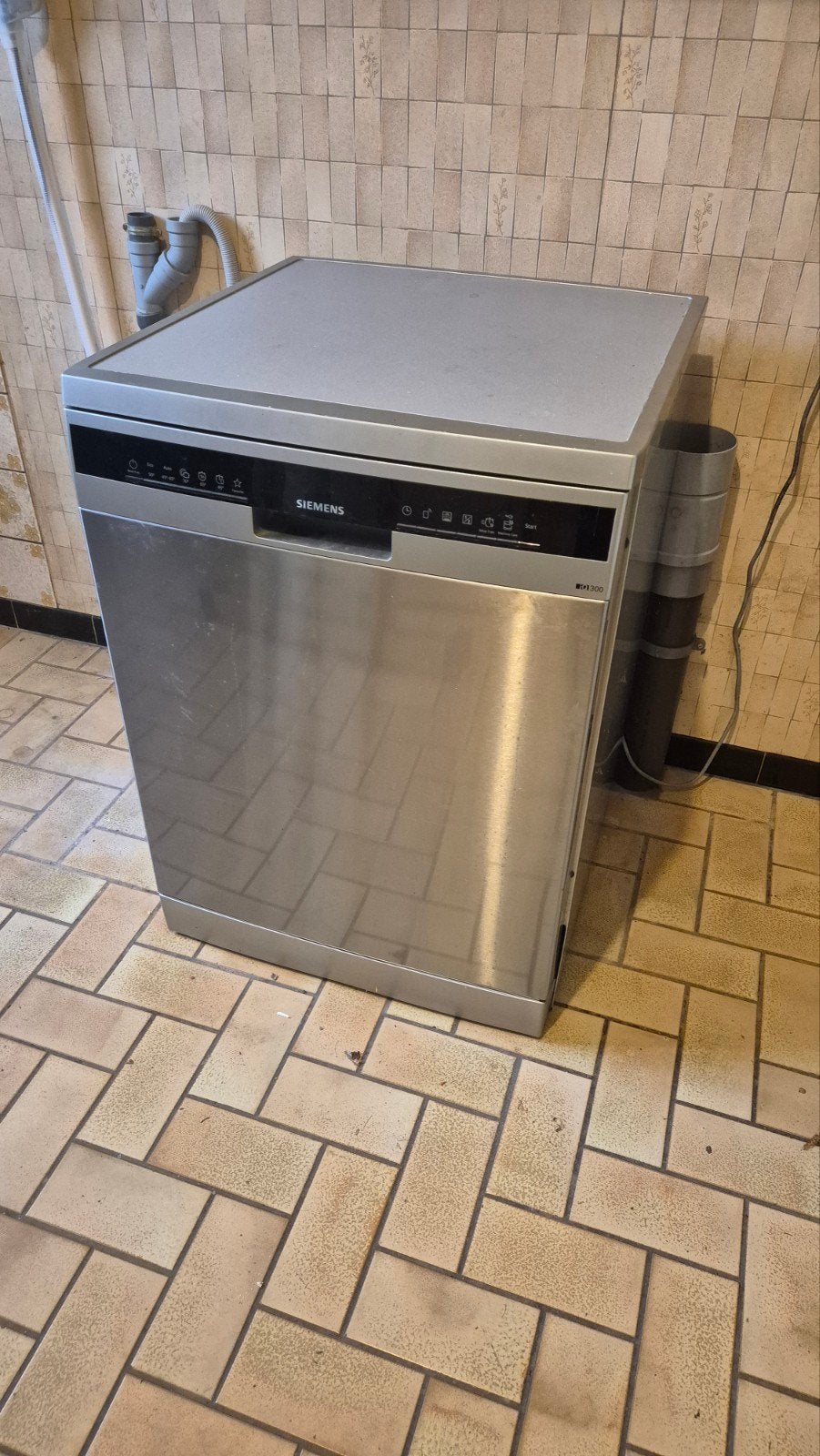 Siemens iQ300 vaatwasser inox – met Home Connect, Enlèvement, Comme neuf, Autoportant