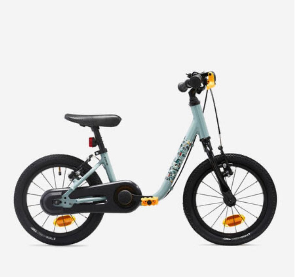 2-in-1 kinderfiets/loopfiets, Ophalen of Verzenden, Zo goed als nieuw, Zijwieltjes