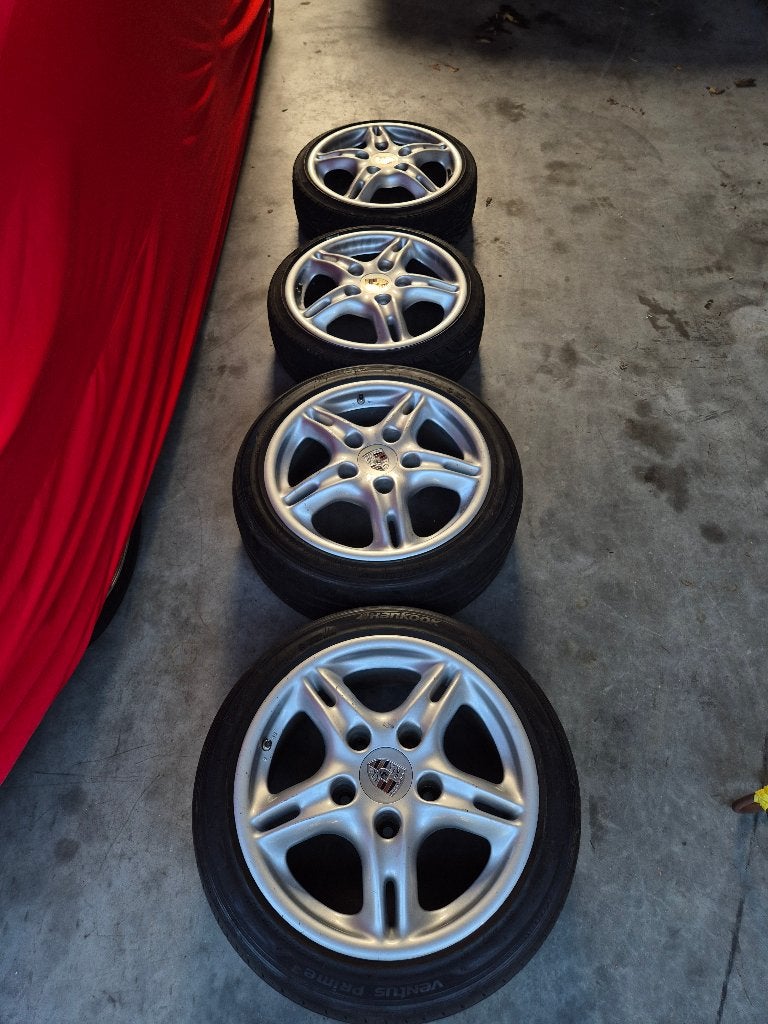 Porsche 986 velgenset, Pneus et Jantes, 16 pouces, Véhicule de tourisme, Pneus été