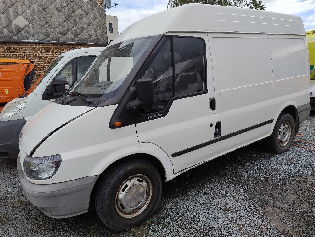 FORD TRANSIT, Auto's, Bestelwagens en Lichte vracht, Bedrijf, Ford, Diesel, Euro 3, Handgeschakeld, Wit, Ophalen