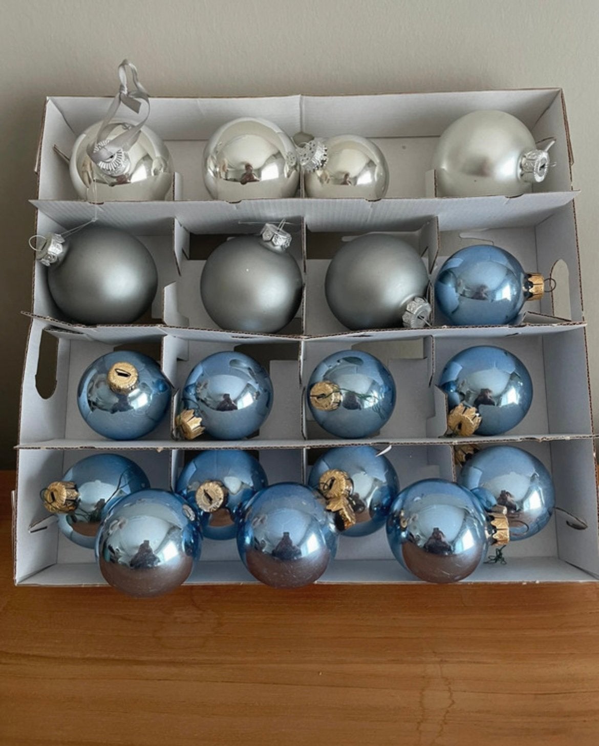 25 kerstballen, Ophalen of Verzenden, Gebruikt