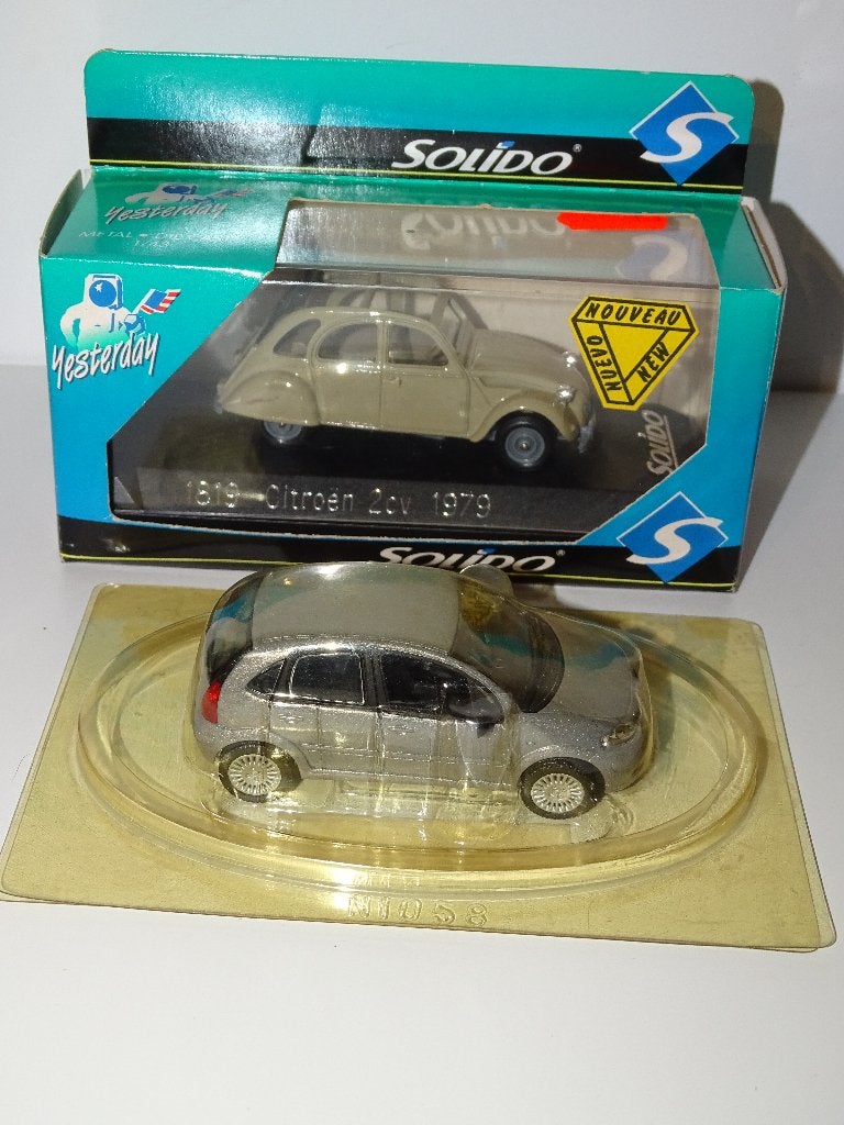 1/43 lot citroen 2 cv solido c3 norev voitures miniatures, Hobby & Loisirs créatifs, Enlèvement ou Envoi, Comme neuf, Voiture