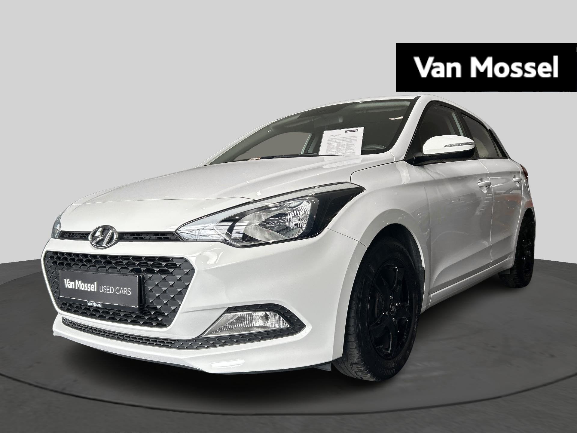 Hyundai i20 1.2 55kW Air, Auto's, Hyundai, Voorwielaandrijving, Euro 6, 4 cilinders, Wit