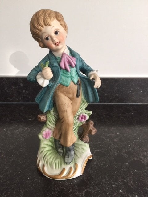 Vintage beeldje, Ophalen of Verzenden, Zo goed als nieuw, Mens