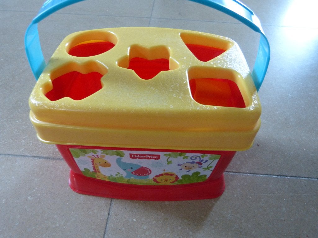 fisher price blokkendoos, Verzenden, Gebruikt
