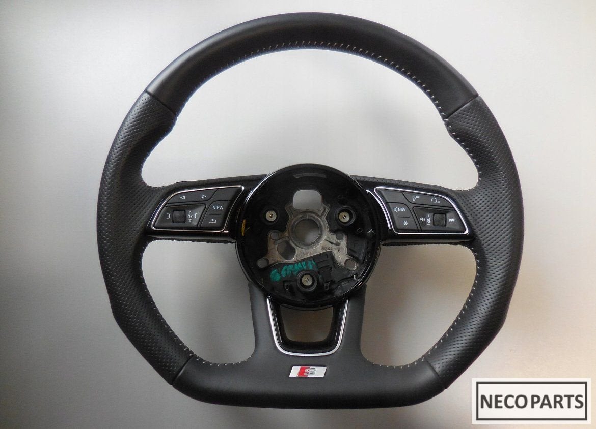 AUDI A4 B9 A5 F5 S-LINE STUURWIEL 8W0419091AF LEVERBAAR!!, -, Garde-boue, Audi, Utilisé