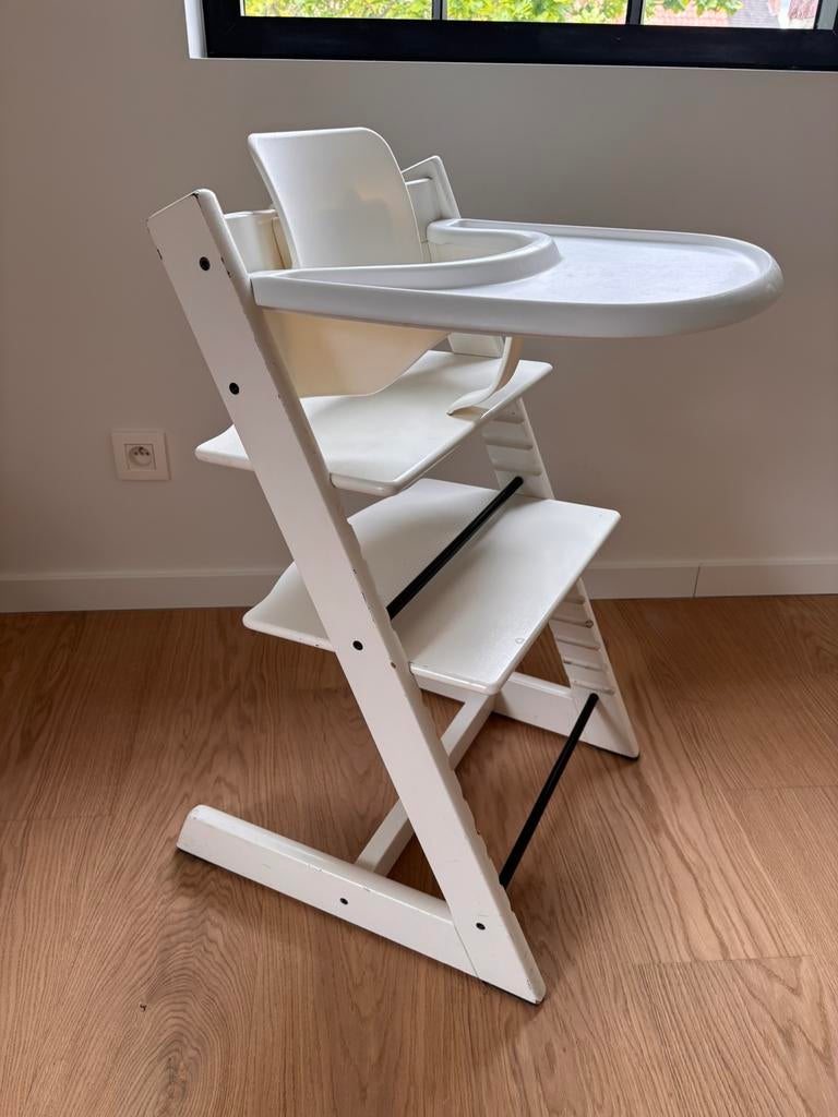 Tripp trapp stokke stoel, Kinderen en Baby's, Kinderstoelen, Ophalen, Gebruikt