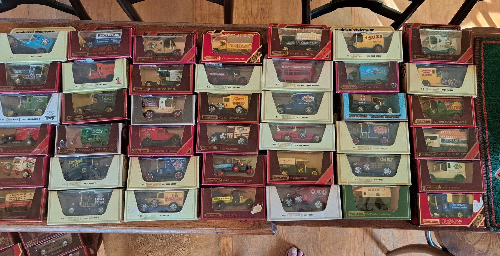 Matchbox models of yesteryear, Ophalen
