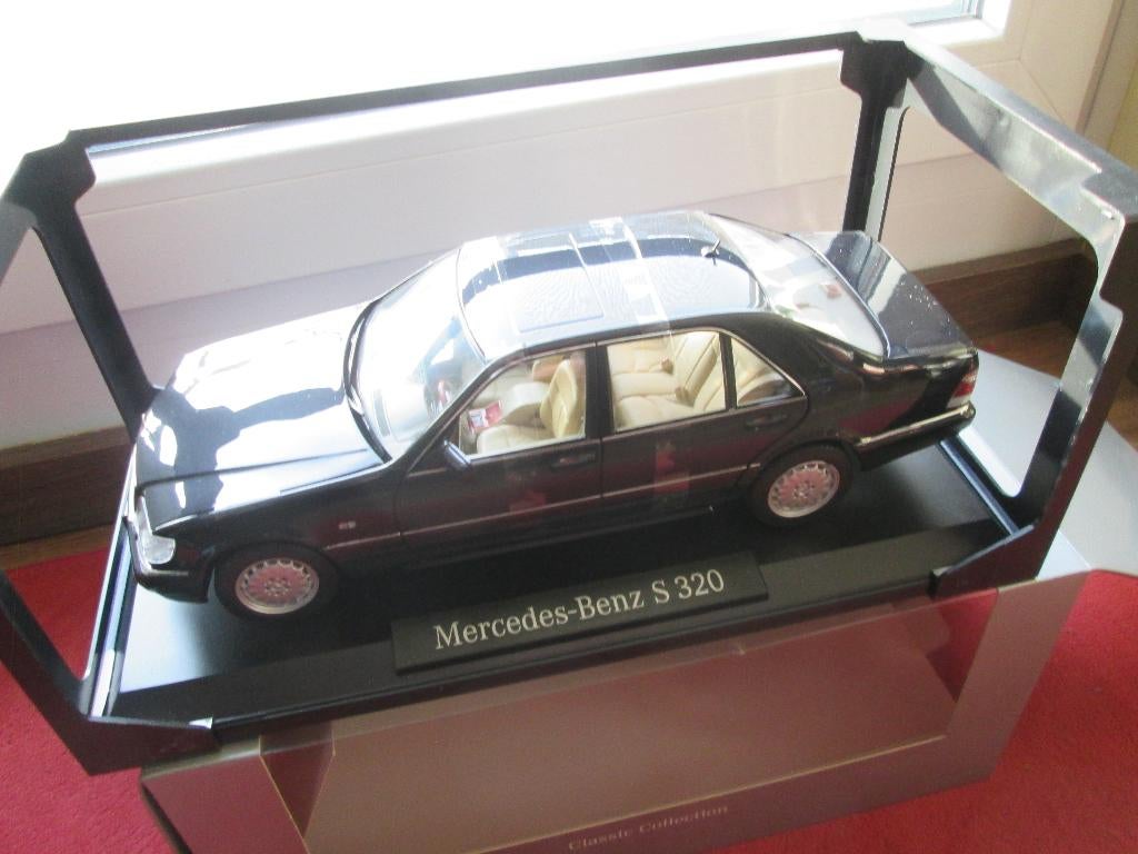Norev 1:18 Mercedes Benz S-Klasse W140 S 320 Werbem.selten, Ophalen of Verzenden, Zo goed als nieuw, Auto, Norev