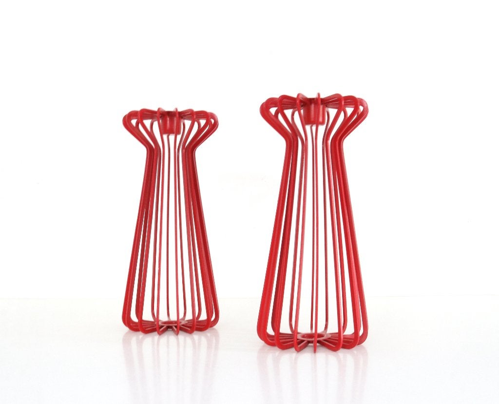 Vintage IKEA Trådig kandelaar ontworpen door Ehlén Johansson, Huis en Inrichting, Woonaccessoires | Kandelaars en Kaarsen, Ophalen of Verzenden