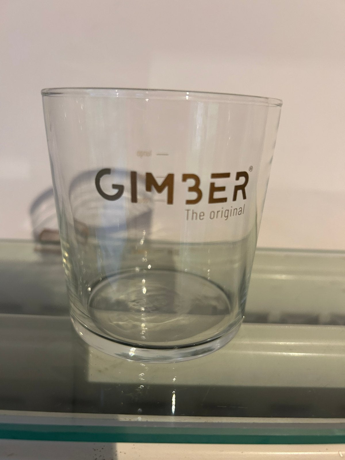 Verre Gimber The Original H8,5cm, Enlèvement, Comme neuf