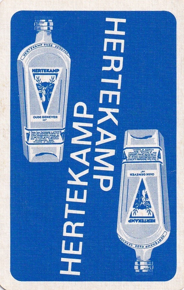 L 11 / S K HERTEKAMP 2 FLESSEN, Ophalen of Verzenden, Nieuw, Speelkaart(en)