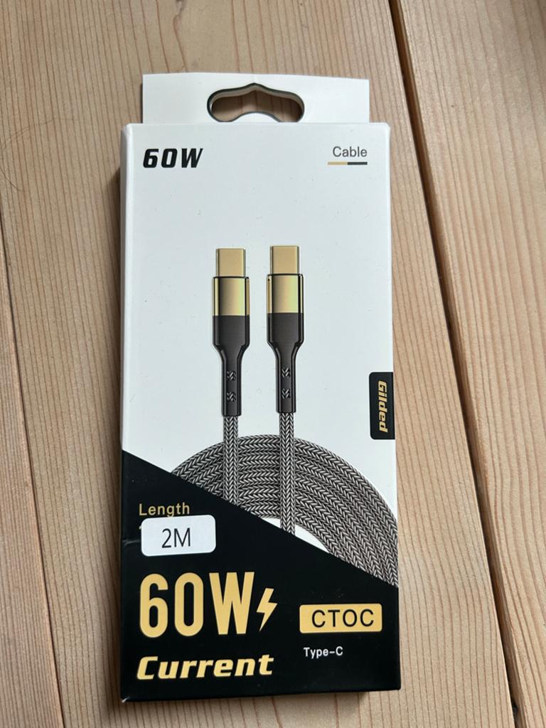 Gevlochten (2 meter) USB-C naar USB-C Kabel - 100%  Nieuw, Télécoms, Téléphonie mobile | Chargeurs pour téléphone, Neuf, Apple iPhone