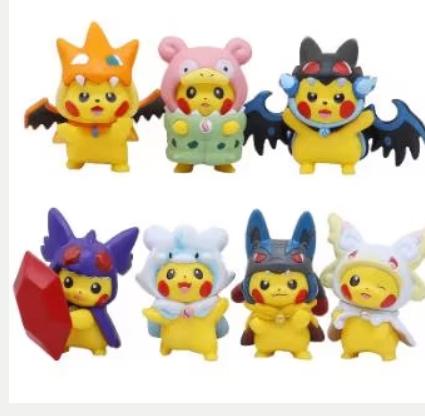Set de figurines Pokémon 7 pièces (10 cm)