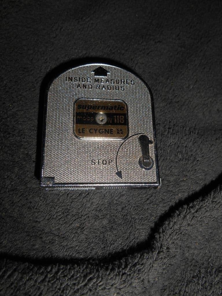 Double mètre ruban vintage Supermatic Mobo n118 ( Cygne), Enlèvement ou Envoi