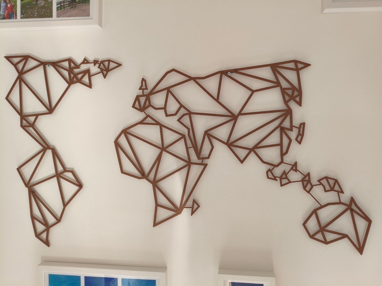 Hoagard wanddecoratie - metaal - brons, Ophalen, Metaal, Industrieel, 60 cm