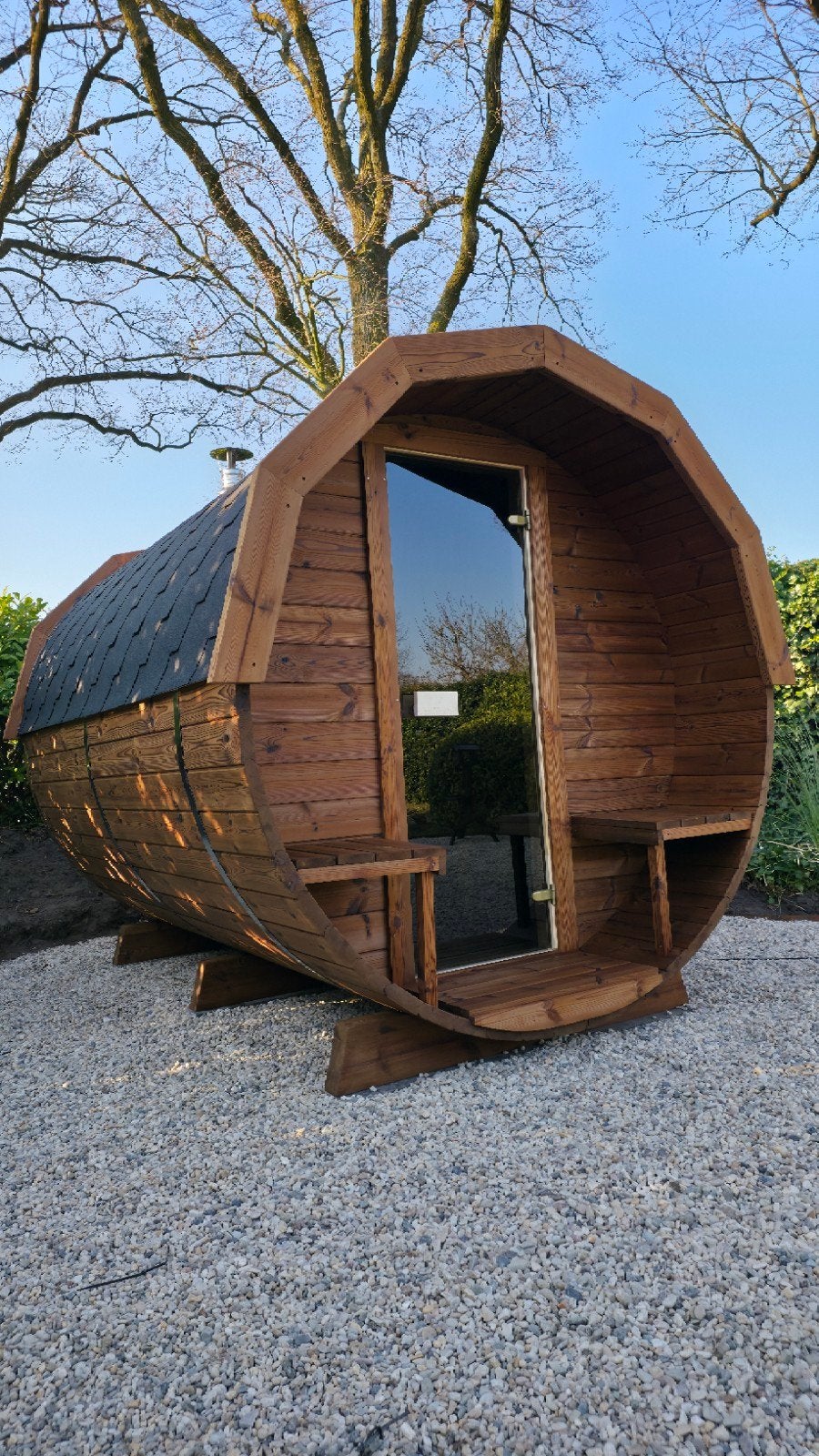 Livraison et installation gratuites du sauna 3M Barrel - 10 , Enlèvement ou Envoi