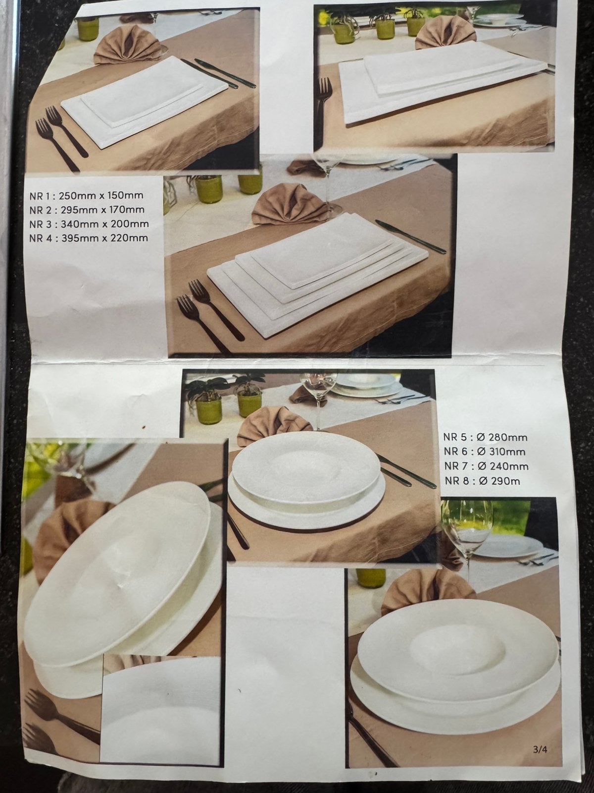 Nieuw horeca servies – volledige partij – 1.150stuks, Ophalen