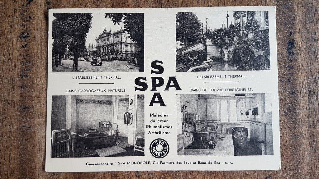 Carte postale SPA Monopole Eaux et Bains, Enlèvement ou Envoi, 1940 à 1960, Non affranchie, Liège