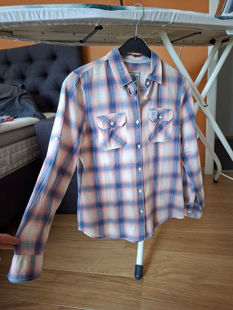 Superdry  gecentreerd hemdje maat S, Kleding | Dames, Blouses en Tunieken, Ophalen, Maat 36 (S)