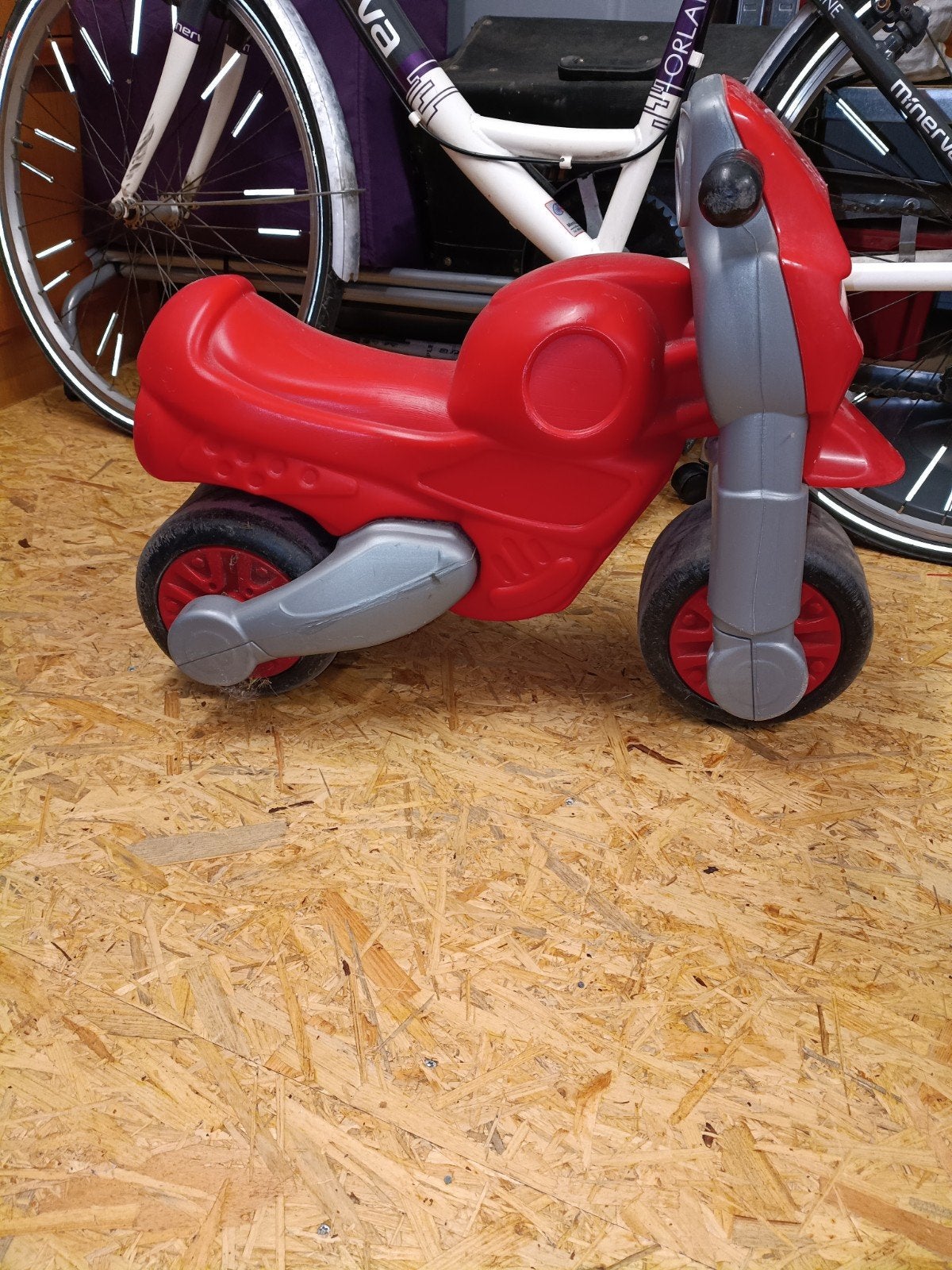 Loopfiets, loopmoto, skate board etc., Ophalen