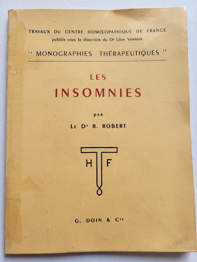 Dr. R. Robert Les Insomnies 1958, Ophalen of Verzenden