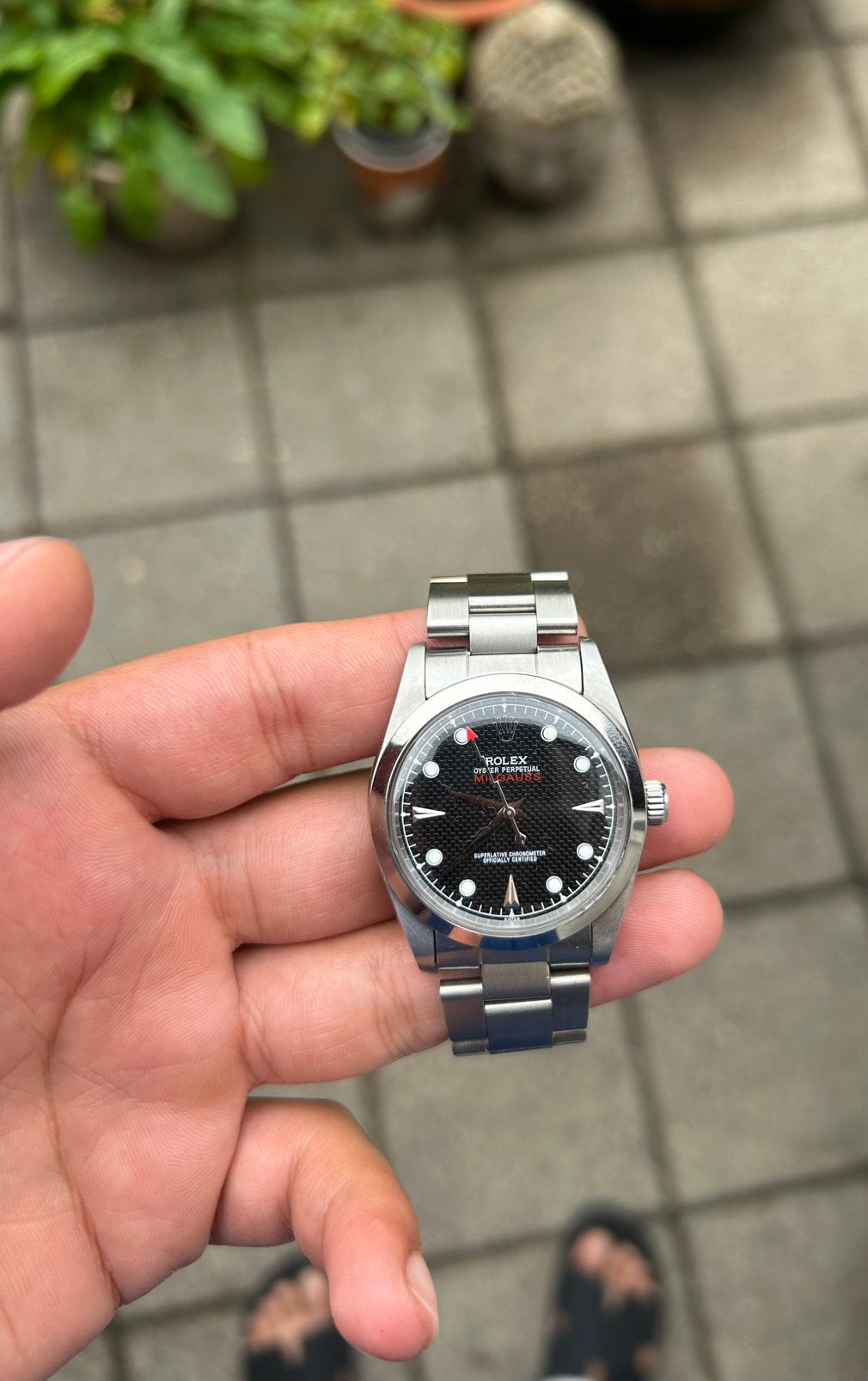 Rolex milgauss, Autres marques, Enlèvement ou Envoi, Acier, Acier
