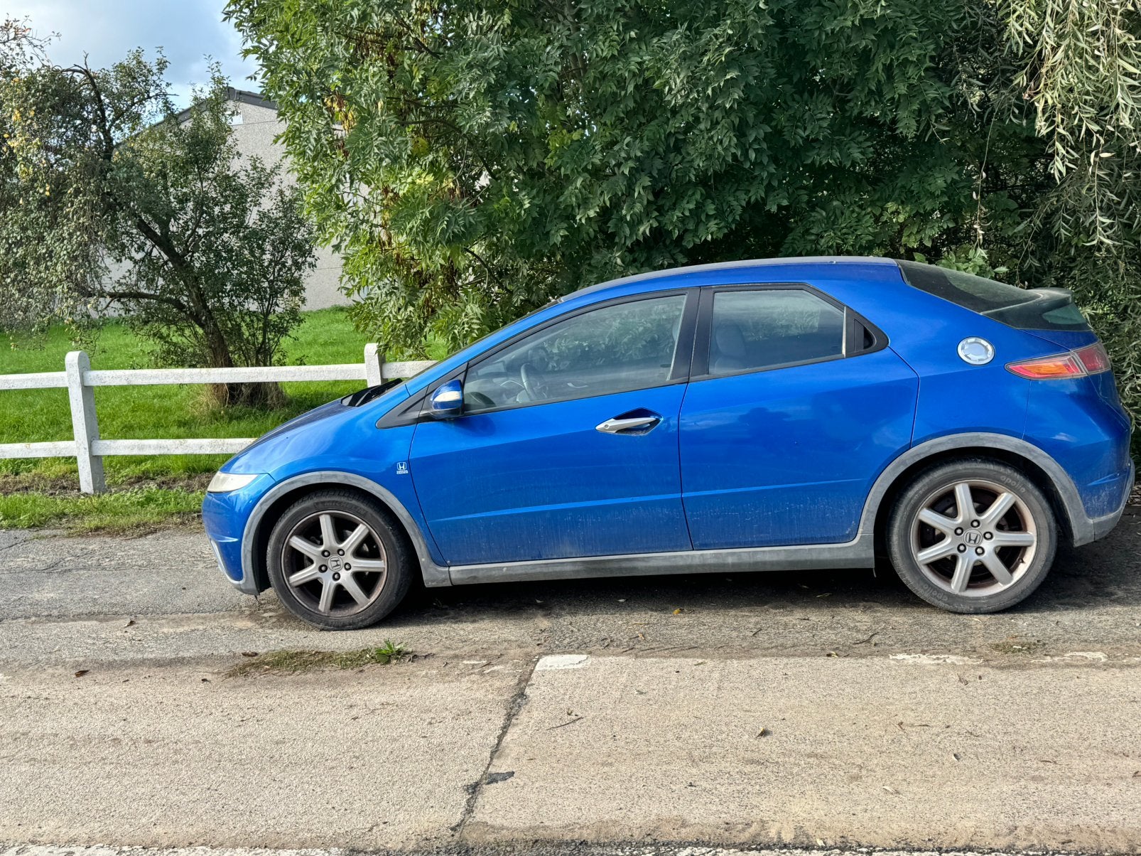Honda Civic 5 deurs benzine 1800cc 103kw, Auto's, Blauw, Handgeschakeld, 5 deurs, https://public.car-pass.be/verify/6046-7747-4404
