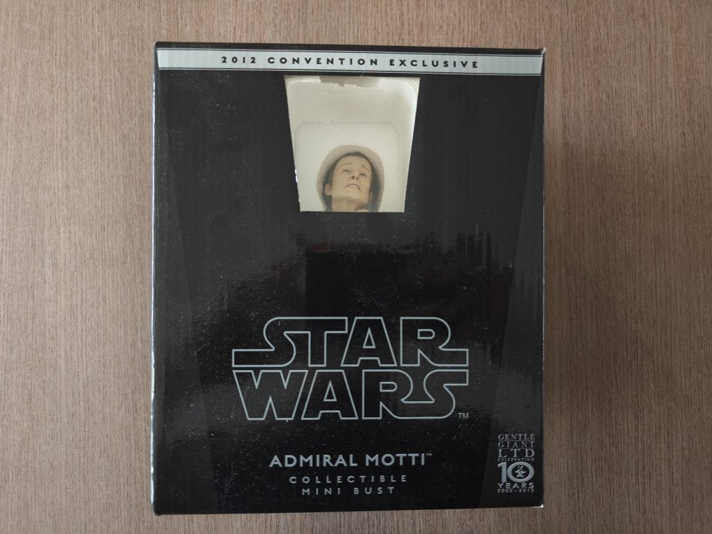 Star Wars Gentle Giant Admiral Motti Bust – 2012 Exclusive, Verzamelen, Ophalen, Zo goed als nieuw, Beeldje of Buste
