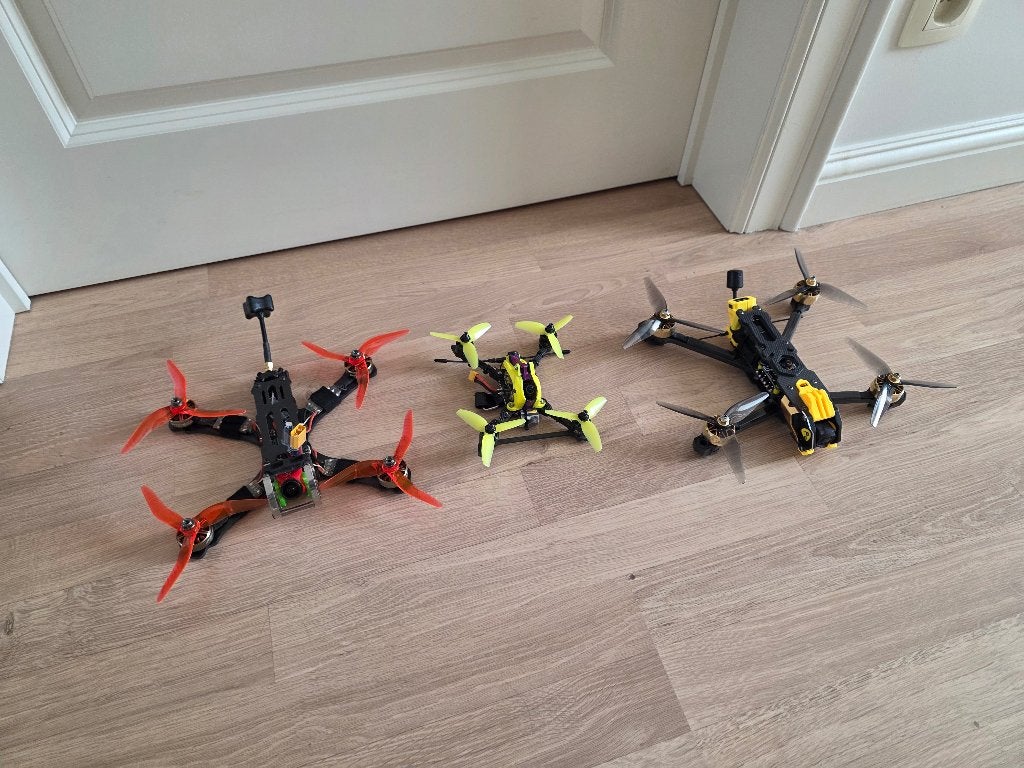 Diverse Fpv drones te koop Digitaal en analoog, Enlèvement, Comme neuf, DJI