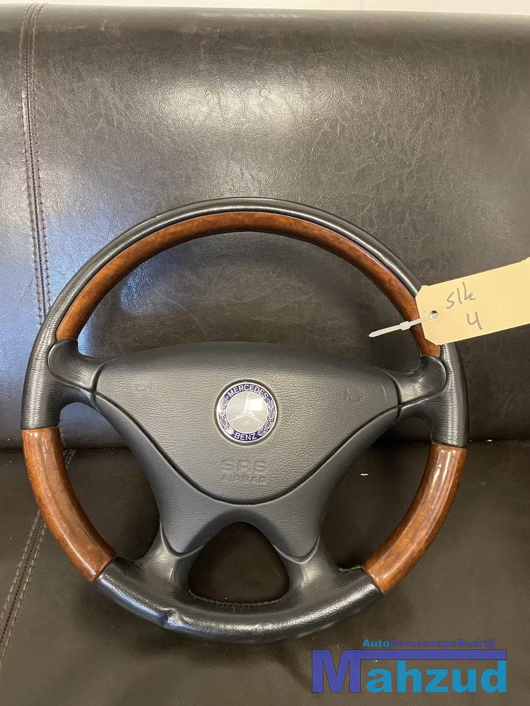 MERCEDES SLK CLK W208 R170 Stuurwiel hout leer met airbag zw, Mercedes-Benz AG, Mercedes-Benz, Utilisé, Mercedesstrasse 120
70372  Stuttgart, DE