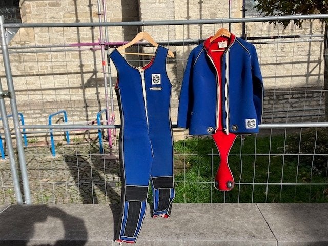 COMBINAISON DE PLONGÉE VINTAGE DE SEAL MARINE LTD LISKEARD, Sports nautiques & Bateaux, Enlèvement ou Envoi, Utilisé, Combinaison de plongée
