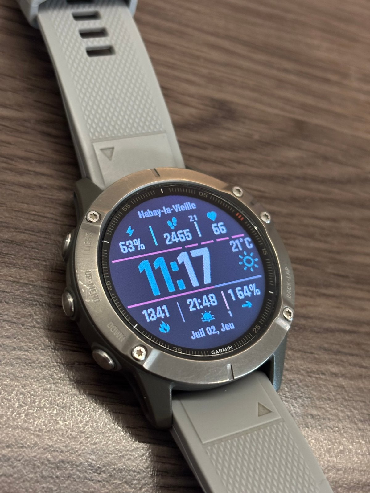 Montre GPS Multisports Garmin Fénix 6 Pro Sapphire Titane, Enlèvement ou Envoi, État, Comme neuf