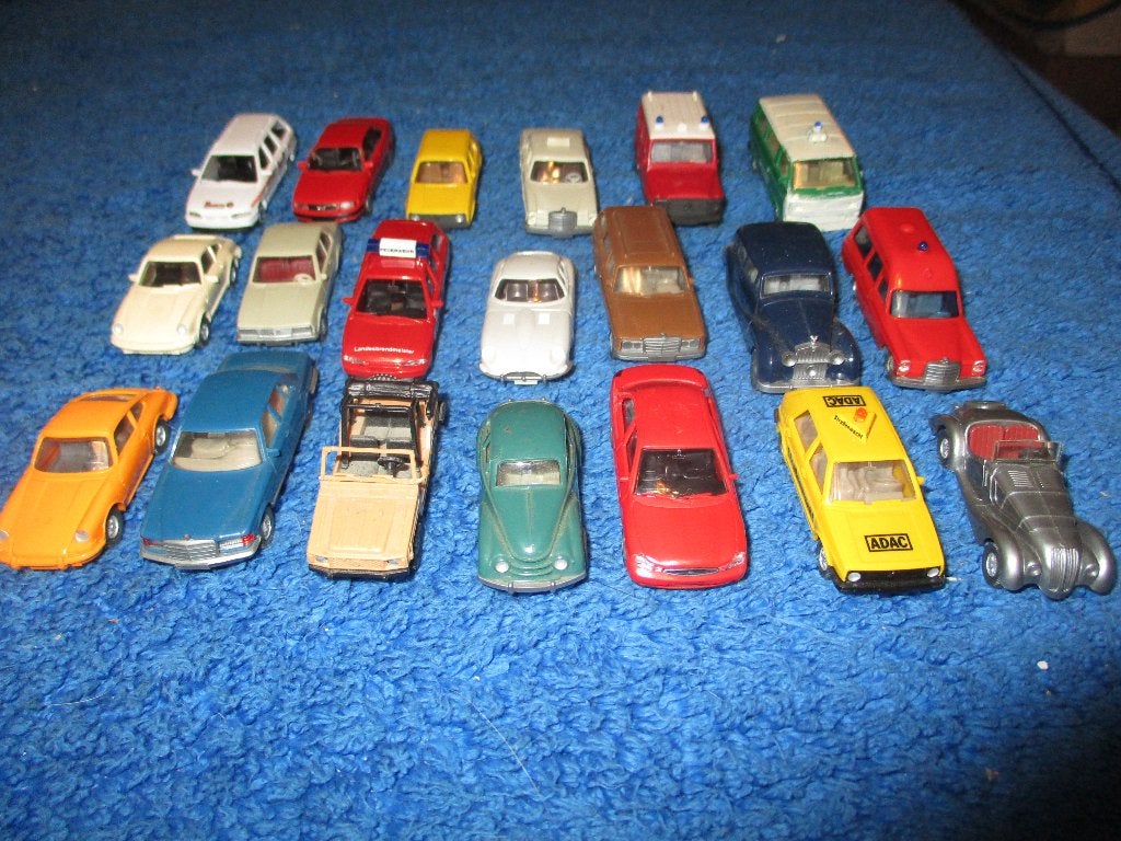 Wiking 20 Voitures 1/87ème pour Marklin, Enlèvement ou Envoi, Utilisé, Autres types, Autres marques
