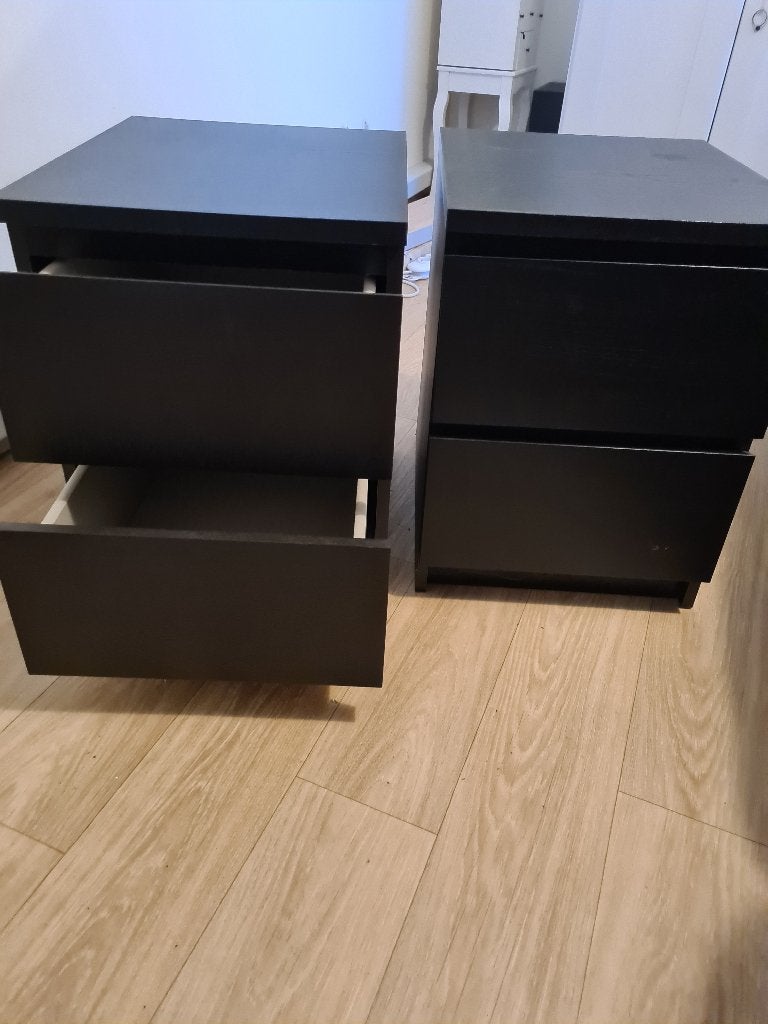 Nachtkast Malm Ikea, Huis en Inrichting, Ophalen, Minder dan 45 cm, Zo goed als nieuw, Minder dan 55 cm